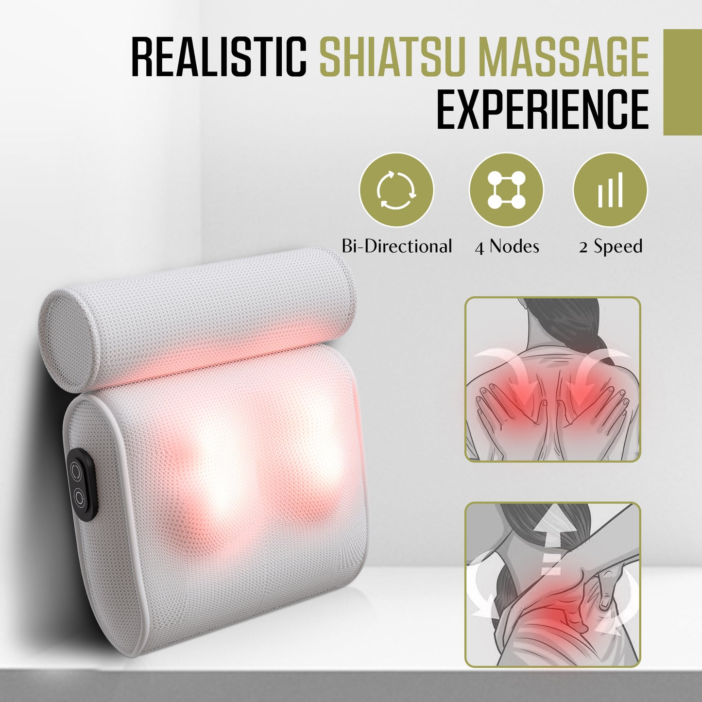 Massaging Bath Pillow