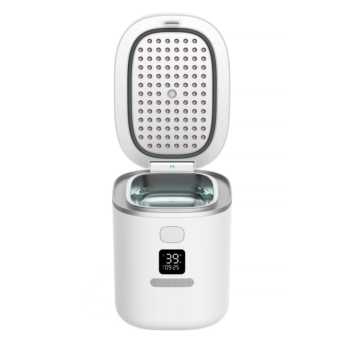 MONET Cryobowl open with basin and light therapy panel